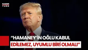 ABD Başkanı Trump: "İran'da Lider Seçimine Dahil Olacağım"