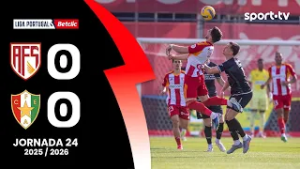 Resumo: AFS 0-0 Estrela Amadora - Liga Portugal Betclic | sport tv