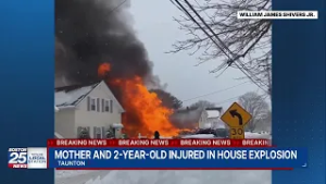 Mother, 2-year-old child seriously injured in Massachusetts house explosion