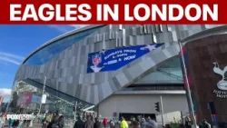 Eagles take over London: Fan frenzy, retractable turf, injury updates