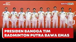 Telepon Langsung Para Atlet! Presiden Bangga Tim Badminton Putra Bawa Pulang Emas #Beritasatu