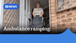 Paramedic uses office chair to move patient after 12 hour ambulance wait | ABC NEWS