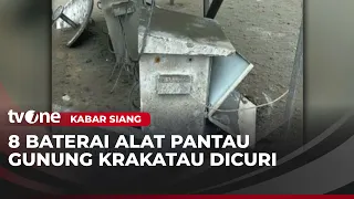 Baterai Alat Pemantau Gunung Anak Krakatau Hilang! | Kabar Siang