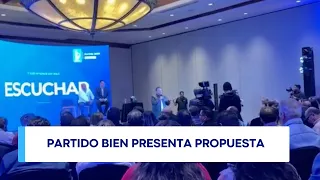 BIEN Party presents initial guidelines for its electoral government plan