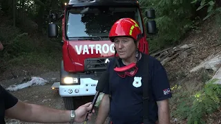 Ugašen požar u tuzlanskom naselju Husino