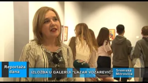 Reportaža dana "Izložba u Galeriji "Lazar Vozarević" Sremska Mitrovica, 05.03.2026