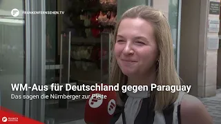 WM-Aus für Deutschland gegen Paraguay: Das sagen die Nürnberger zur Pleite