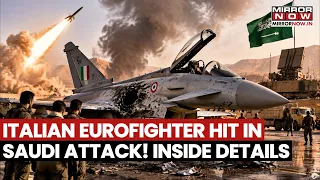 Saudi Air BASE Bombed! Italian F-2000 Eurofighter Damaged In Chilling Houthi Missile Strike | Watch