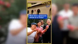 What does a grassroots official do in China