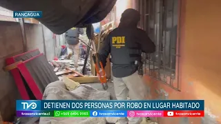 Two people arrested in Rancagua for burglary of an inhabited dwelling