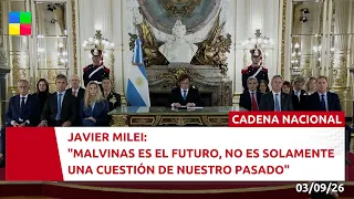 Javier Milei en #CadenaNacional | Completa (03/09/26)