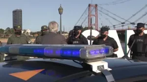 OPERATIVO DE LA POLICÍA Y FUERZAS FEDERALES EN LA COSTANERA