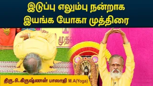 இடுப்பு எலும்பு நன்றாக இயங்க யோகா முத்திரை | Krishnan Balaji | YOGA MUDRA | MEGA TV |
