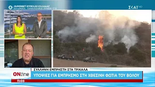 Σύλληψη για εμπρηστή στα Τρίκαλα: Υποψίες για εμπρησμό στη χθεσινή φωτιά του Βόλου | ONline