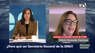 From Monday to Monday | Ma. Fernanda Espinosa, UN Sec. Gen. Candidate on changes at the UN