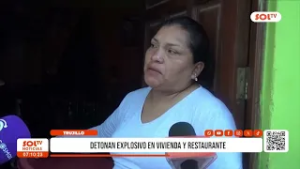 Trujillo: detonan explosivo en vivienda y restaurante