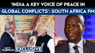India A Key Voice Of Peace In Global Conflicts: South Africa FM To NDTV