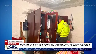 EIGHT ARRESTED AND ONE HANDGUN SEIZED IN ANTI-DRUG TRAFFICKING OPERATION IN BOLÍVAR AND RICAURTE