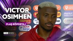 Post-Match Comments from Victor Osimhen, Davinson Sanchez, and Uğurcan Çakır after Galatasaray vs...