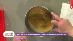 DULCE DE LECHE MOUSSE TART WITH CARAMELIZED BANANAS BY OSVALDO DEMARIA
