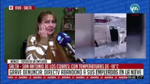 DENUNCIAN A DIRECTV POR ABANDONAR EMPLEADOS EN LA NIEVE