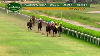 Hipódromo Monterrico - 1ra Carrera 09 Agosto 26