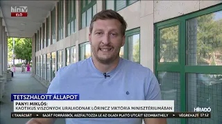 Panyi Miklós: Kaotikus viszonyok uralkodnak Lőrincz Viktória minisztériumában - HírTV