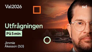 Utfrågningen på 5 minuter: Jimmie Åkesson (SD)