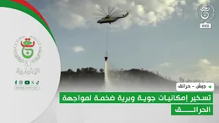 جيش - حرائق | تسخير إمكانيات جوية وبرية ضخمة لمواجهة الحرائق