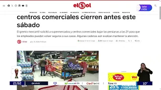CEC requests supermarkets and shopping malls in Mendoza close early this Saturday