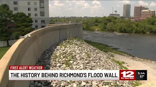 The history behind Richmond's flood wall