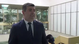 Mirsad Đerlek u poseti majdanpečkim zdravstvenim ustanovama, 5.februar 2026 (RTV Bor)