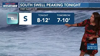 July 23, 2026 Hawaii weather and surf: Tracking a large south swell and Fausto over the Pacific;...