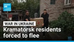 Residents of Ukraine's Kramatorsk forced to flee as drone strikes intensify • FRANCE 24 English