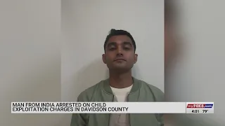 Man from India arrested on child exploitation charges in Davidson County
