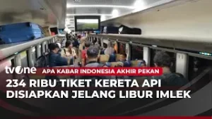 Jelang Libur Imlek, KAI DAOP Jakarta Siapkan Kereta Api Tambahan | AKAP tvOne