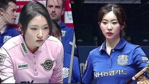 한지은이 치고 나가니 정수빈이 받아 쳤는데...｜명장면｜2025-26 PBA팀리그