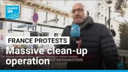 Massive clean-up operation sweeps across France after protests • FRANCE 24 English