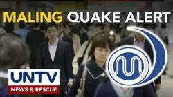 Japan Meteorological Agency, humingi ng paumanhin sa maling 9.9 magnitude earthquake advisory