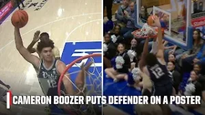 Cameron Boozer throws down MONSTER POSTER against Boston College ? | ESPN College Basketball