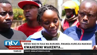 Raia kutoka Burundi wafika katika ubalozi wa Burundi kutafuta usaidizi