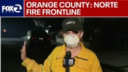 Orange County Norte Fire burns homes, prompts evacuations | KTVU