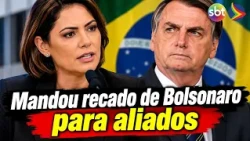Michelle speaks out after Flávio's departure and shares message from Jair Bolsonaro