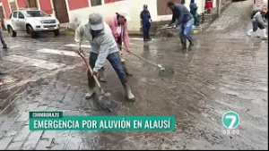 Aluvión en Alausí deja al menos 17 personas afectadas gravemente