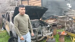 Afectado por incendio en San Joaquín pide ayuda para empezar de nuevo