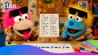 Agus and Lui write secret messages in Morse code | Clan TVE