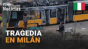 ACCIDENTE de tranvía en MILÁN: mueren al menos dos personas y hay casi 40 heridos. | RTVE Noticias