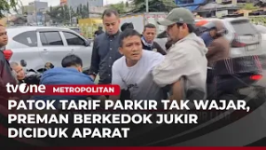 Preman Berkedok Juru Parkir Liar Melawan saat Diamankan Polisi | Metropolitan