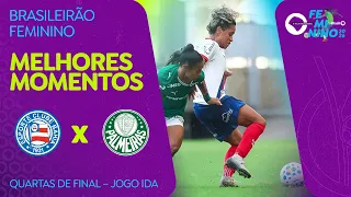 HIGHLIGHTS: BAHIA 1-1 PALMEIRAS | BRASILEIRO FEMININO A1 | QUARTERFINALS - FIRST LEG