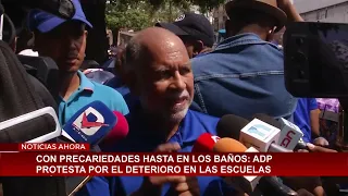 Con precariedades hasta en los baños: ADP protesta por el deterioro en las escuelas